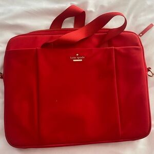 Red Kate Spade Laptop bag